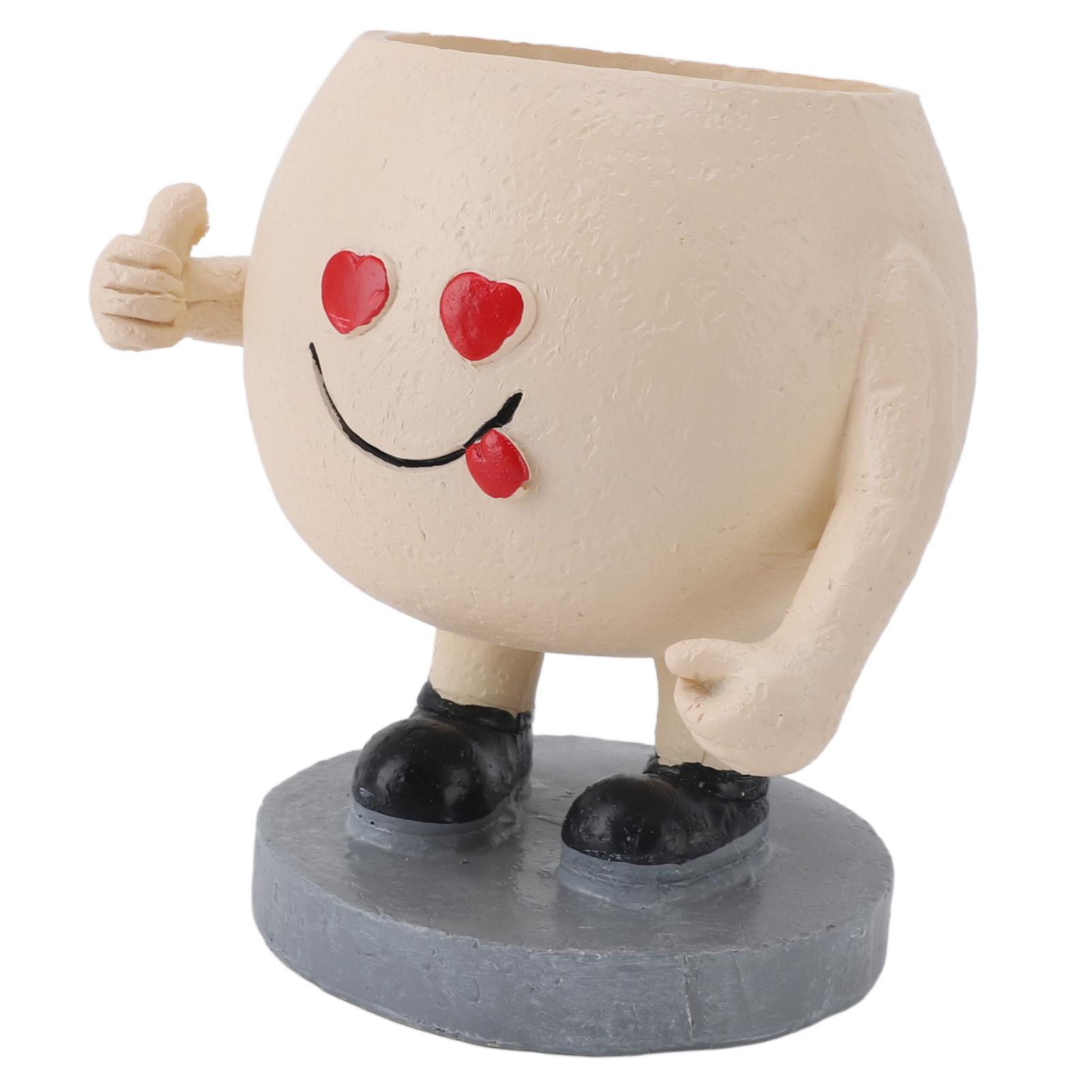 Pot Adorable Smiling Standing Thumb Up Resin Flower Planter for Garden Balcony Courtyard
Pot Adorable Smiling Standing Thumb Up Resin Flower Planter for Garden Balcony Courtyard