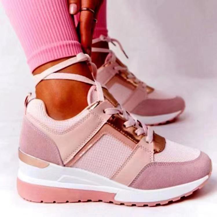European and American foreign trade cross-lace-up muffin bottom, walking casual sports shoes, single shoes, platform 2025 spot 43 рожевий
European and American foreign trade cross-lace-up muffin bottom, walking casual sports shoes, single shoes, platform 2025 spot 43 рожевий