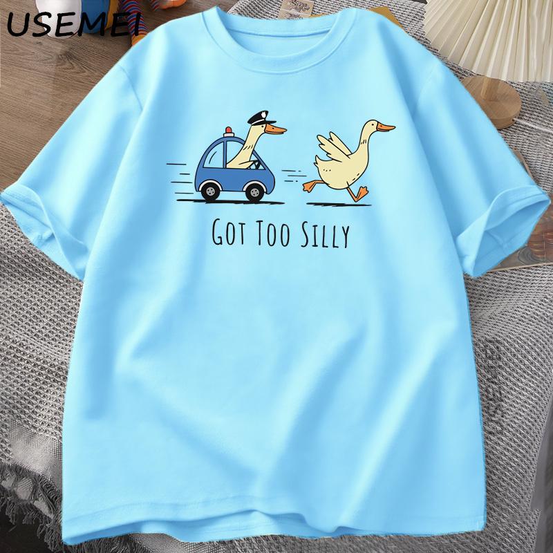 Got Too Silly T Shirt Silly Goose on The Loose Funny Tshirt Women and Unisex Cotton Summer Short Sleeve Tee Shirt Unisexs Clothing L
Got Too Silly T Shirt Silly Goose on The Loose Funny Tshirt Women and Unisex Cotton Summer Short Sleeve Tee Shirt Unisexs Clothing L