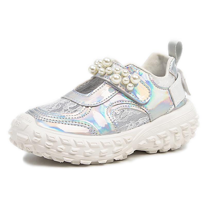 Girls Casual Shoes 2024 Spring Summer Air Mesh Breathable Kids Sneakers with Pearls Beading Bright Skin Shiny Children Shoes New 26
Girls Casual Shoes 2024 Spring Summer Air Mesh Breathable Kids Sneakers with Pearls Beading Bright Skin Shiny Children Shoes New 26