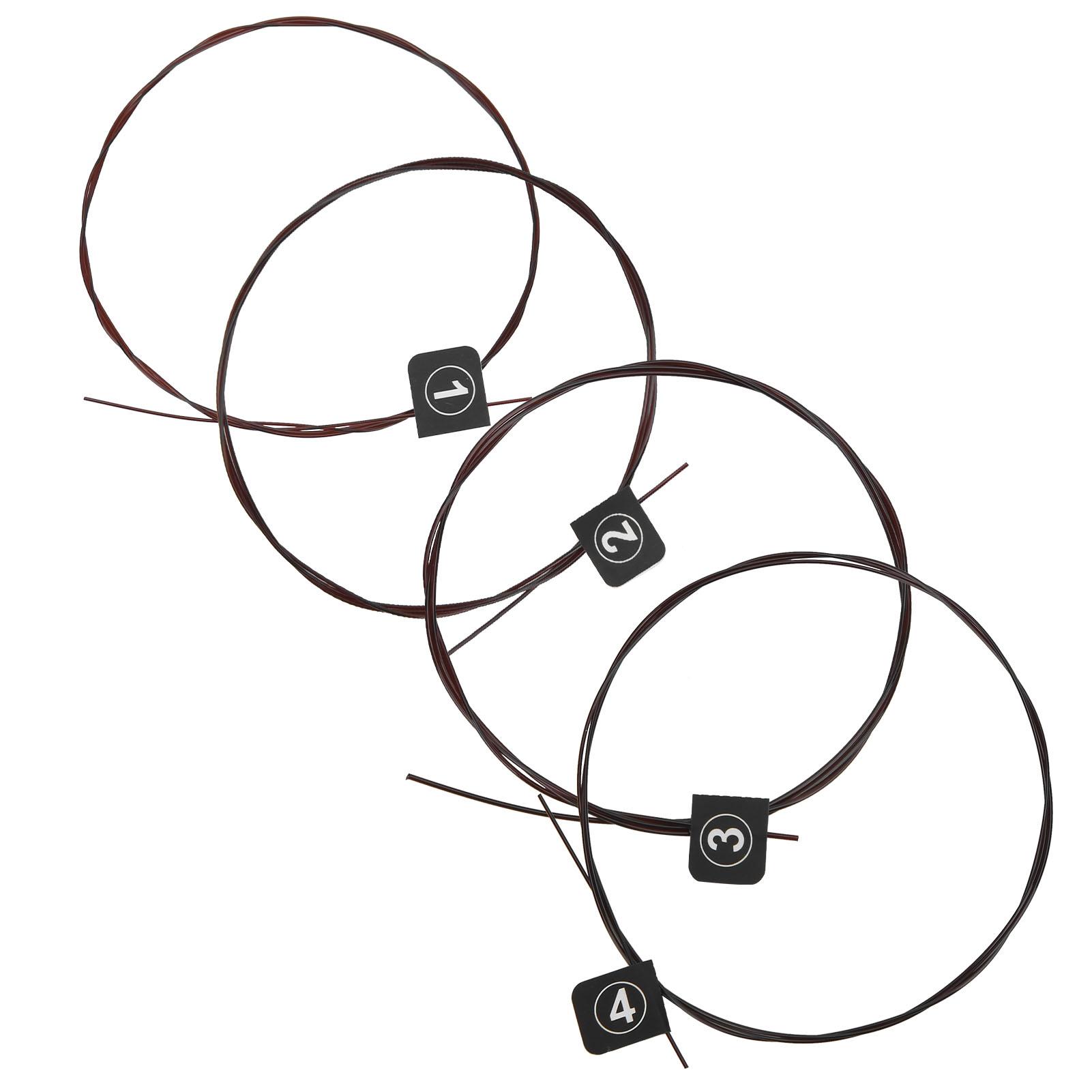4Pcs Fluorocarbon String Stringed Instrument Parts for Guitar or Ukulele Universal StringsTX3
4Pcs Fluorocarbon String Stringed Instrument Parts for Guitar or Ukulele Universal StringsTX3