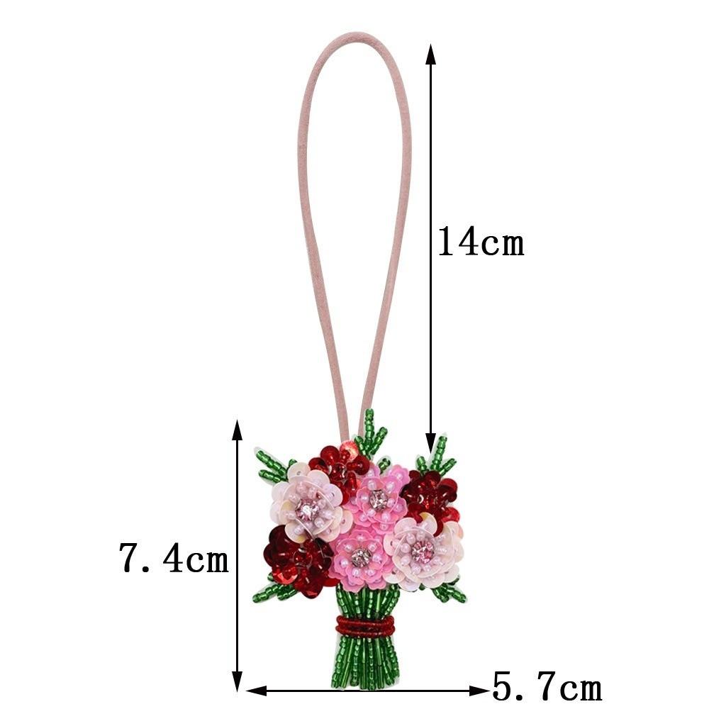 Fashion 3D Sequin Flowers Bouquet Beaded Pendant DIY Rhinestone Beads Keychain Lanyard Hanging Rope Handmade Bag Accessories
Fashion 3D Sequin Flowers Bouquet Beaded Pendant DIY Rhinestone Beads Keychain Lanyard Hanging Rope Handmade Bag Accessories