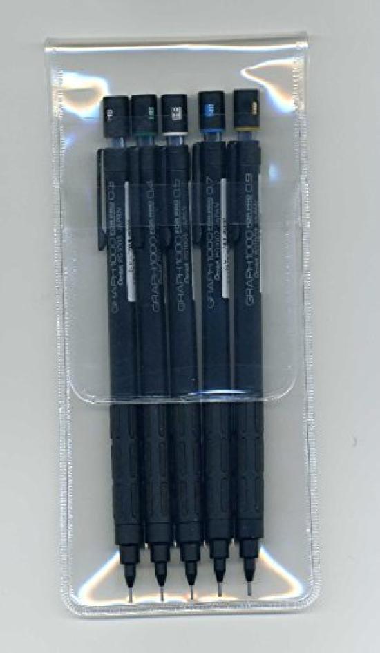 Механический карандаш Pentel Graph 1000 (Для профессионалов) Карандаши, 0,3/0,4/0,5/0,7/0,9 мм, PG1003/1004/1005/1007/1009, 5 шт.
Механический карандаш Pentel Graph 1000 (Для профессионалов) Карандаши, 0,3/0,4/0,5/0,7/0,9 мм, PG1003/1004/1005/1007/1009, 5 шт.