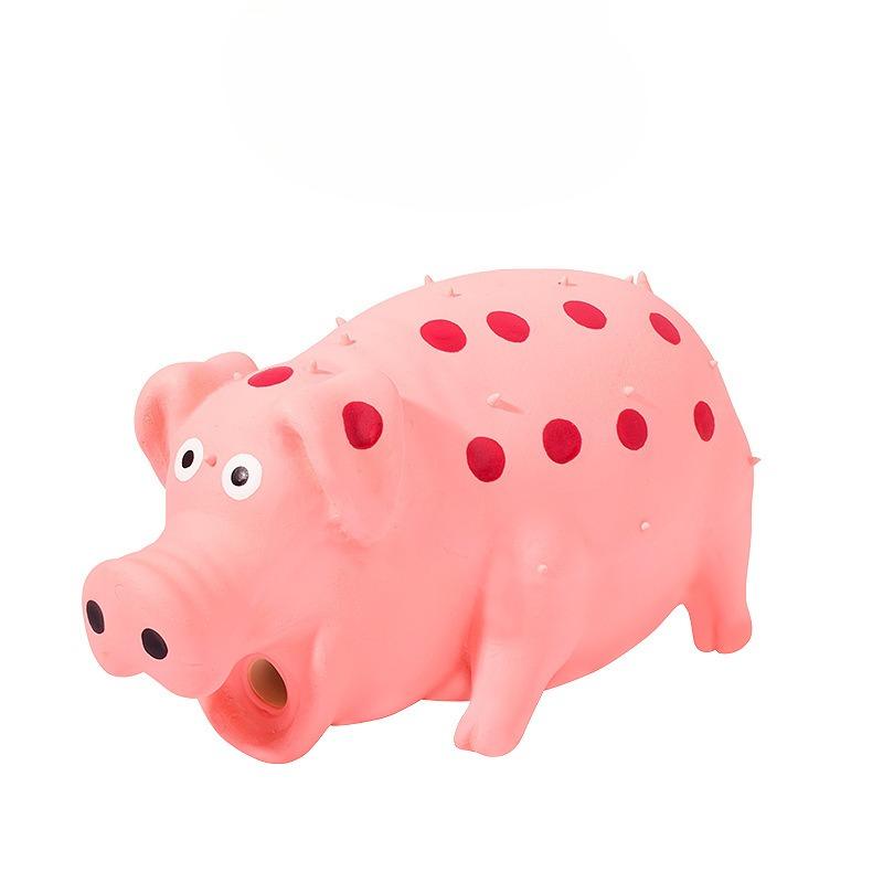 Latex Pig Sound Toy - Filled with Cotton and Latex Prongs - Durable Toy for Teething and Chewing By Dogs рожевий
Latex Pig Sound Toy - Filled with Cotton and Latex Prongs - Durable Toy for Teething and Chewing By Dogs рожевий
