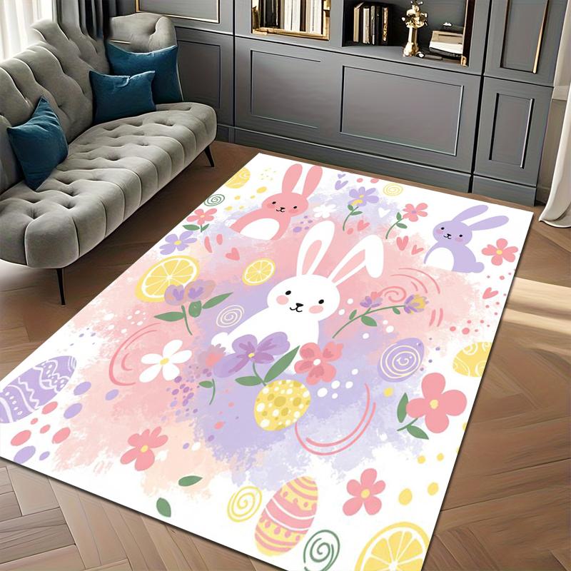 Light Purple Rugs Happy Easter Bunny Carpets for Living Room E-sports Chair Rug Gift Alfombra Rugs for Bedroom Home Decor Carpet 40x60CM
Light Purple Rugs Happy Easter Bunny Carpets for Living Room E-sports Chair Rug Gift Alfombra Rugs for Bedroom Home Decor Carpet 40x60CM