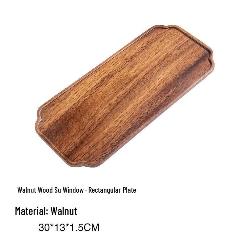 Rectangular Walnut Wood Serving Tray
Rectangular Walnut Wood Serving Tray