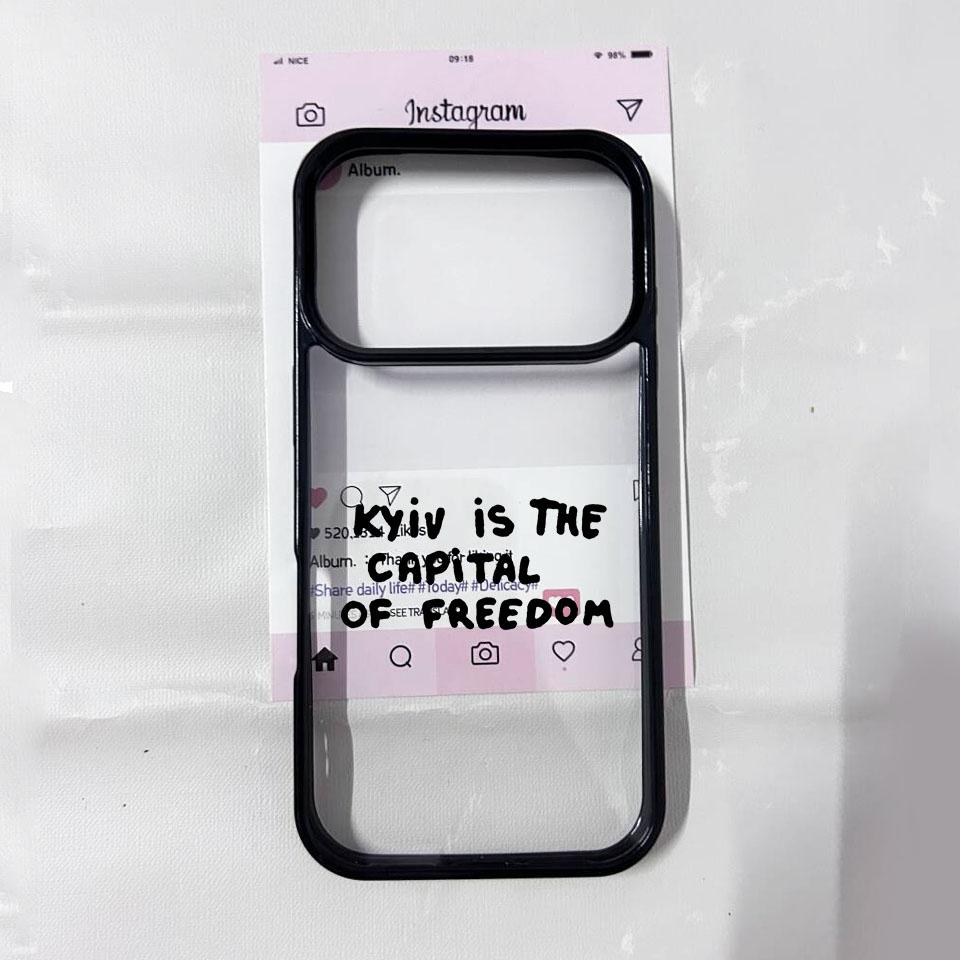For IPhone 17 Pro Max Simple Printing Clear Phone Case for IPhone 17Pro Max 17AIR Cases Kyiv Is The CAPiTAL of Freedom Cover iPhone Air
For IPhone 17 Pro Max Simple Printing Clear Phone Case for IPhone 17Pro Max 17AIR Cases Kyiv Is The CAPiTAL of Freedom Cover iPhone Air