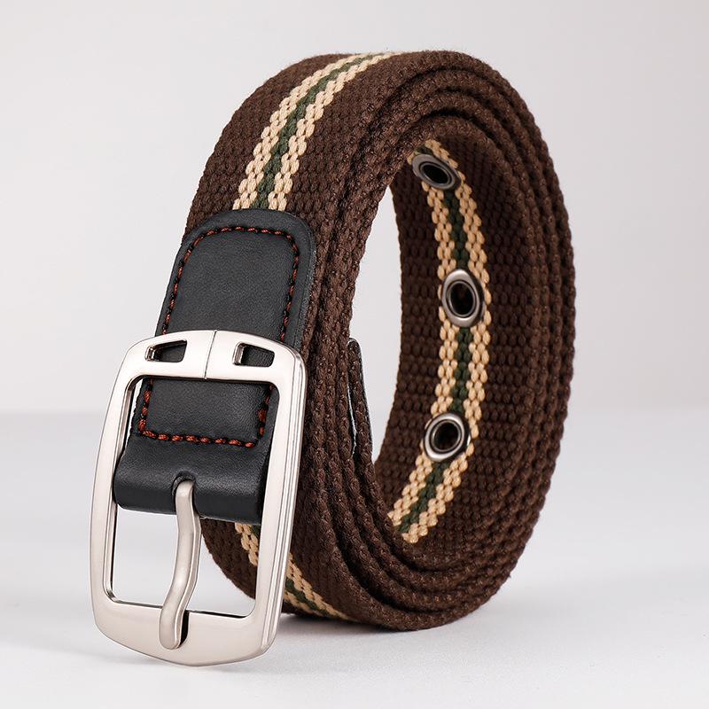 Мужской универсальный плетеный холщовый и кожаный ремень - Прочный, стильный, повседневный аксессуар для талии для джинсов и рабочей одежды.
Мужской универсальный плетеный холщовый и кожаный ремень - Прочный, стильный, повседневный аксессуар для талии для джинсов и рабочей одежды.