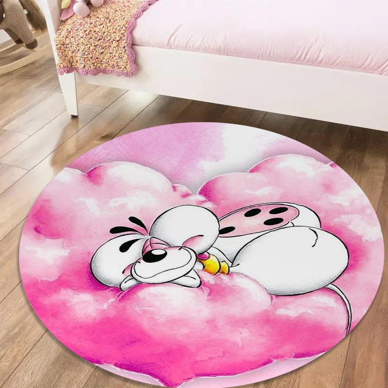 Diddl Cartoon Round Area Rug,Carpet Rug for Living Room Bedroom Sofa Playroom Decor,Non-slip Floor Mat Q0011 80cmx80cm
Diddl Cartoon Round Area Rug,Carpet Rug for Living Room Bedroom Sofa Playroom Decor,Non-slip Floor Mat Q0011 80cmx80cm