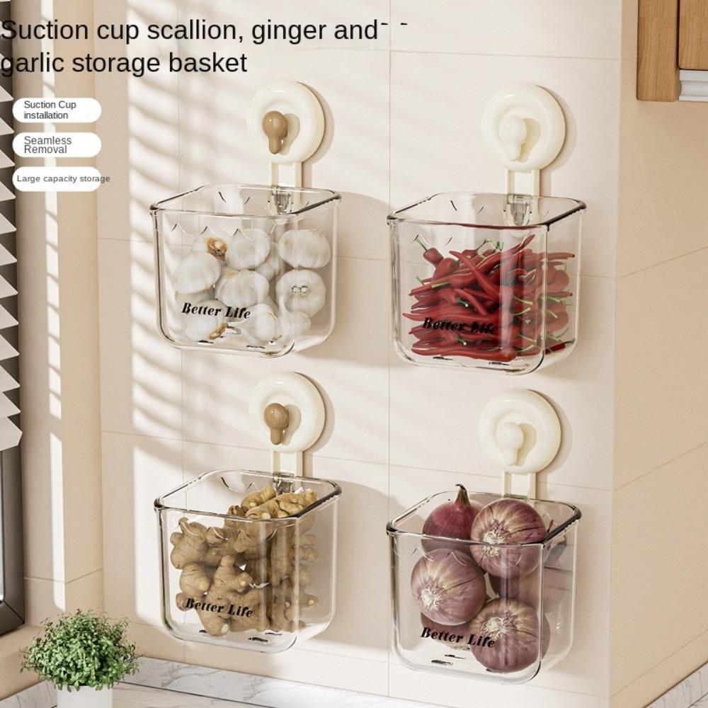 Save Space Suction Cup Storage Box Plastic Kitchen Garlic Holder Shower Storage Rack Household вершковий/кавовий
Save Space Suction Cup Storage Box Plastic Kitchen Garlic Holder Shower Storage Rack Household вершковий/кавовий