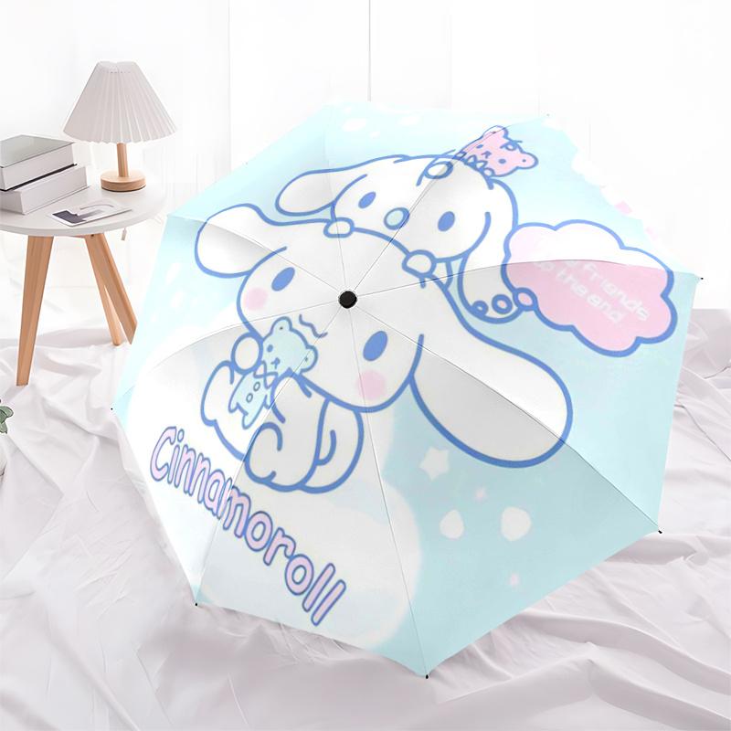 1pc Sanrio Cinnamoroll True Friends Pattern Umbrella, Fashionable, Personalized, High-Value Folding Umbrella, a Must-Have for Summer, 8-Rib Durable Ir
1pc Sanrio Cinnamoroll True Friends Pattern Umbrella, Fashionable, Personalized, High-Value Folding Umbrella, a Must-Have for Summer, 8-Rib Durable Ir