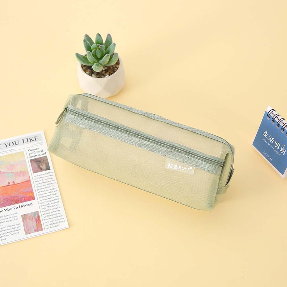Канцелярская косметичка Сумка для хранения Ручка Бокс Сумка на молнии Двойная сетка Сумка для карандашей Мальчики/Девочки зелёный
Канцелярская косметичка Сумка для хранения Ручка Бокс Сумка на молнии Двойная сетка Сумка для карандашей Мальчики/Девочки зелёный