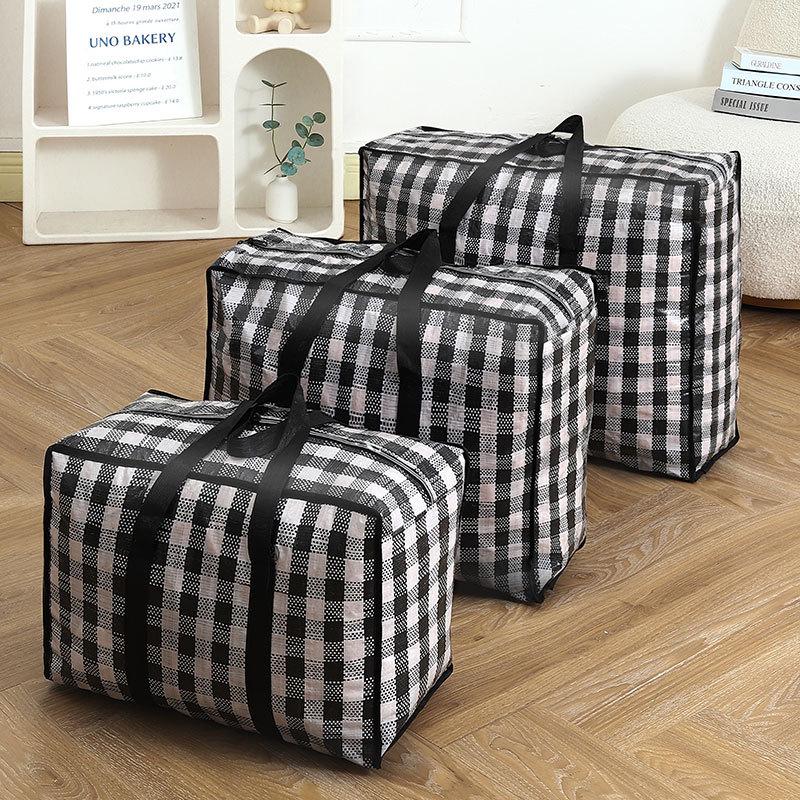 Сверхбольшая влагозащищенная тканая сумка для хранения для упаковки и багажа Extra Large 78x55x24CM
Сверхбольшая влагозащищенная тканая сумка для хранения для упаковки и багажа Extra Large 78x55x24CM