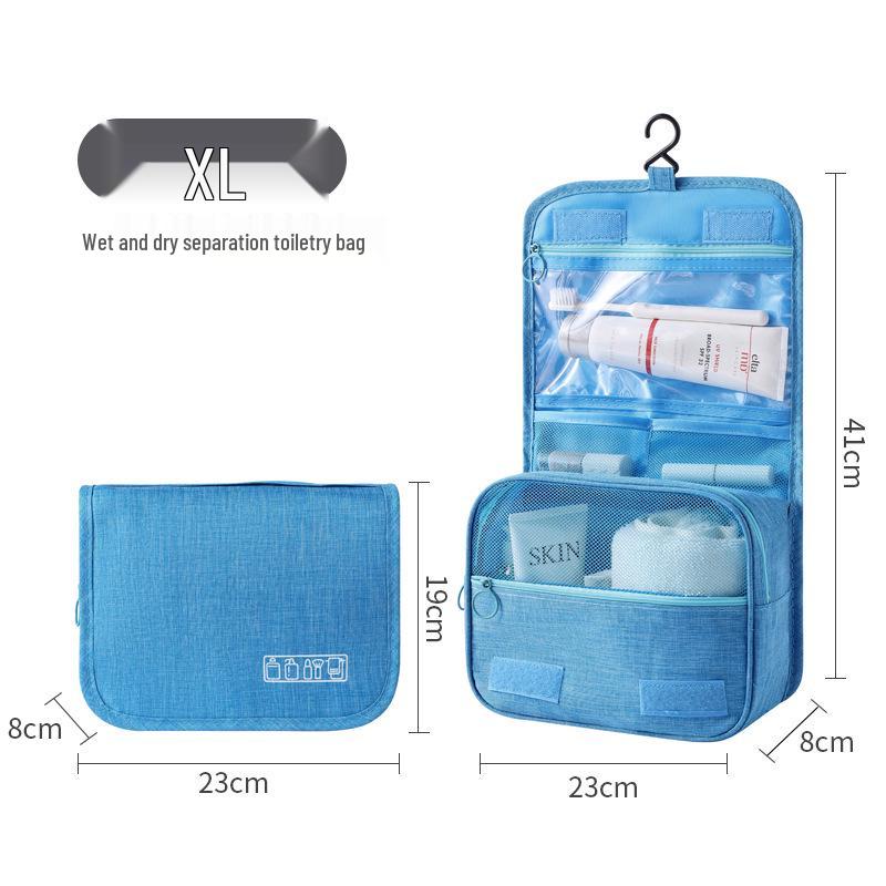 Мужская дорожная косметичка большой вместимости с разделением на сухое и мокрое
Мужская дорожная косметичка большой вместимости с разделением на сухое и мокрое