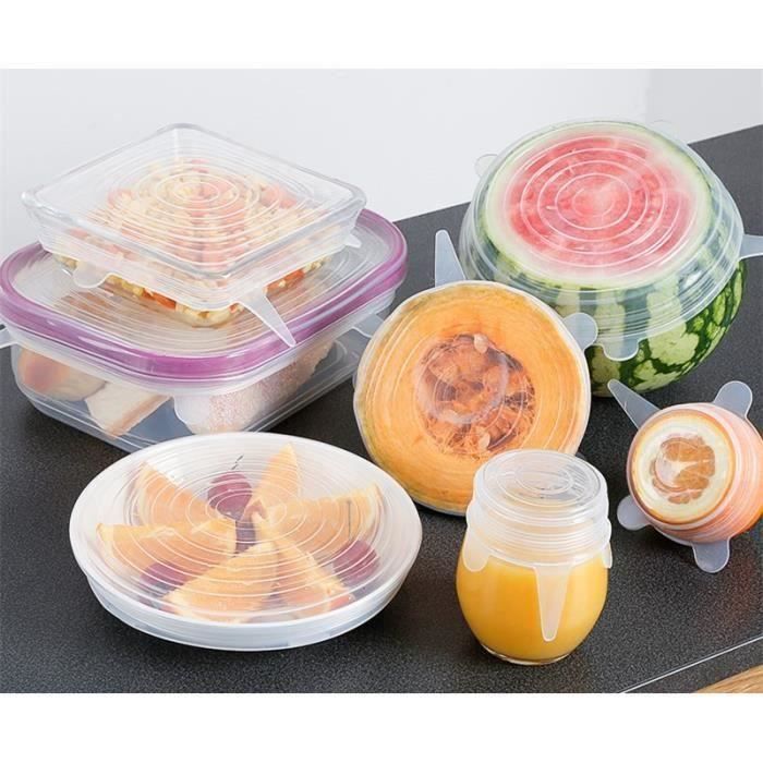 HT Couvercles Silicone Alimentaire Universels Extensibles - Lot de 6 couvercles exclusivité taille XS à XL (21.... - HTPRM824AA1757
HT Couvercles Silicone Alimentaire Universels Extensibles - Lot de 6 couvercles exclusivité taille XS à XL (21.... - HTPRM824AA1757
