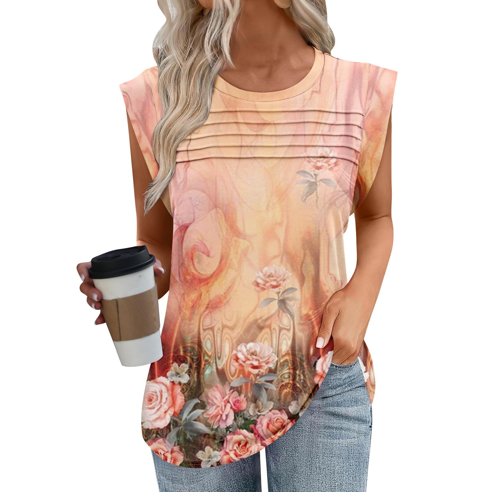 Женская майка-топ, летняя, нарядная, повседневная, свободного кроя, плиссированные рубашки, футболки с короткими рукавами M жёлтый
Женская майка-топ, летняя, нарядная, повседневная, свободного кроя, плиссированные рубашки, футболки с короткими рукавами M жёлтый