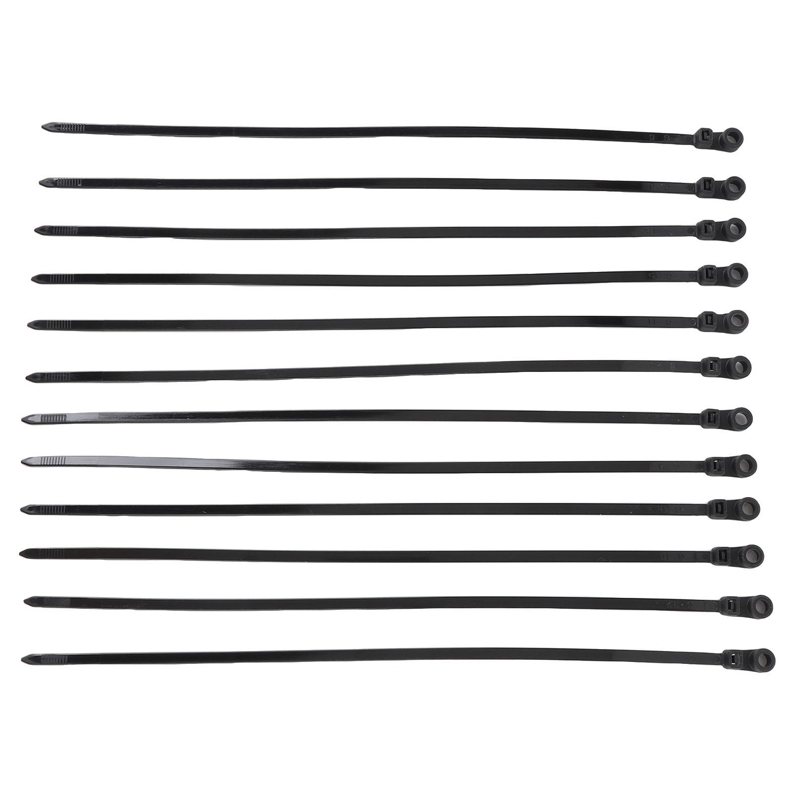 100 Set Cable Tie Set Plastic Black Cable Tie with Screw Mounting Hole for Installations Organization Home Storage Gardening Garage
100 Set Cable Tie Set Plastic Black Cable Tie with Screw Mounting Hole for Installations Organization Home Storage Gardening Garage