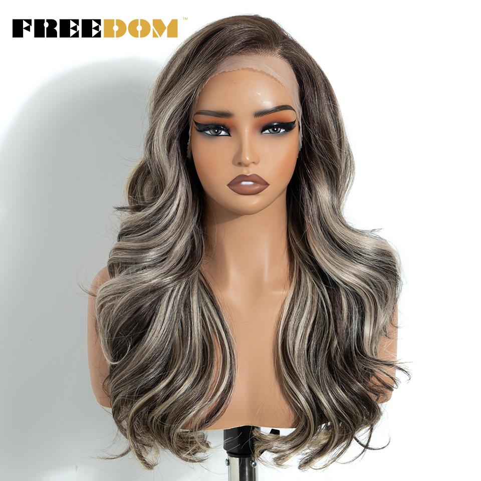 FREEDOM Synthetic Lace Front Wigs For Women Natural Looking 20 13x4 Pre Plucked Body Wave Ombre Brown Highlight Daily Party Wig (as the picture,20inches)
FREEDOM Synthetic Lace Front Wigs For Women Natural Looking 20 13x4 Pre Plucked Body Wave Ombre Brown Highlight Daily Party Wig (as the picture,20inches)
