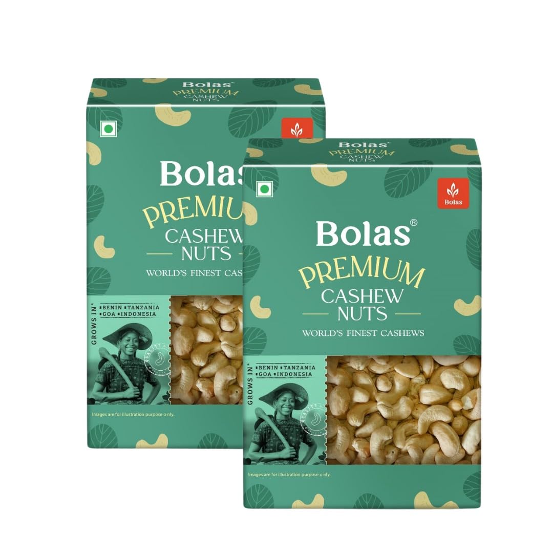 Bolas Premium Cashew Nuts W240 500g (250X2)
Bolas Premium Cashew Nuts W240 500g (250X2)