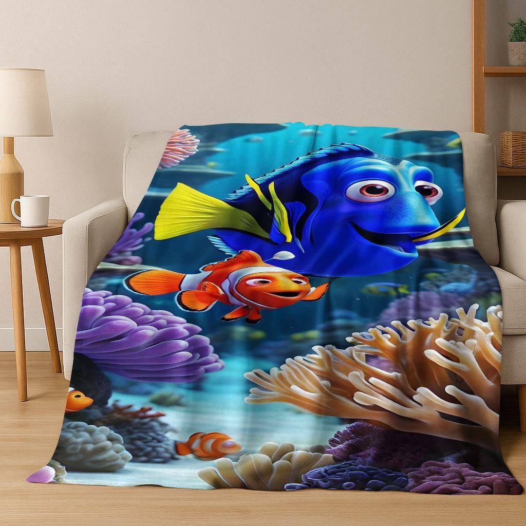 HD Cartoon Finding Nemo Underwater World Flannel Blanket,Warm and Cozy Soft Throw Blanket for Home Bedroom Bed Sofa Picnic Cover 75x90cm
HD Cartoon Finding Nemo Underwater World Flannel Blanket,Warm and Cozy Soft Throw Blanket for Home Bedroom Bed Sofa Picnic Cover 75x90cm