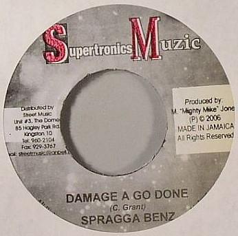 7inch Record SPRAGGA BENZ / RED RAT - Damage A Go Done / You Got It Going NONE Supertronics Mu 2006 Jamaica Reggae, Ska & Dub Used
7inch Record SPRAGGA BENZ / RED RAT - Damage A Go Done / You Got It Going NONE Supertronics Mu 2006 Jamaica Reggae, Ska & Dub Used