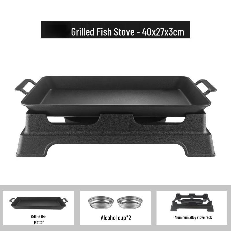 Multi-purpose Roast Fish & Frying Pan with Lid
Multi-purpose Roast Fish & Frying Pan with Lid