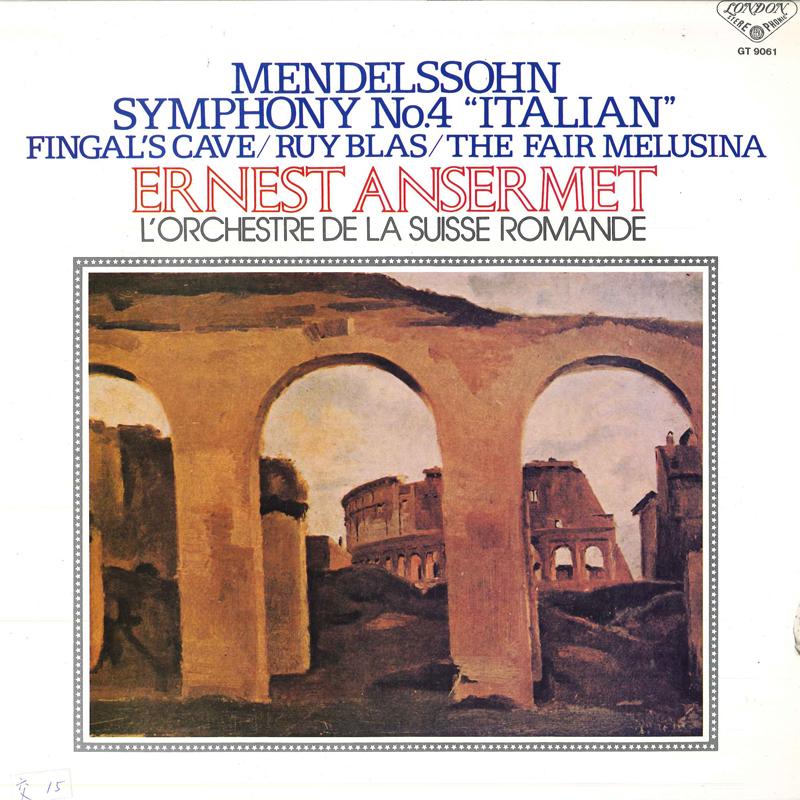 LP Record ERNEST ANSERMET LORCHESTRE DE LA Mendelssohn Symphony No. 4 Italian GT9061 LONDON 1976 Japan Obi Classical
LP Record ERNEST ANSERMET LORCHESTRE DE LA Mendelssohn Symphony No. 4 Italian GT9061 LONDON 1976 Japan Obi Classical