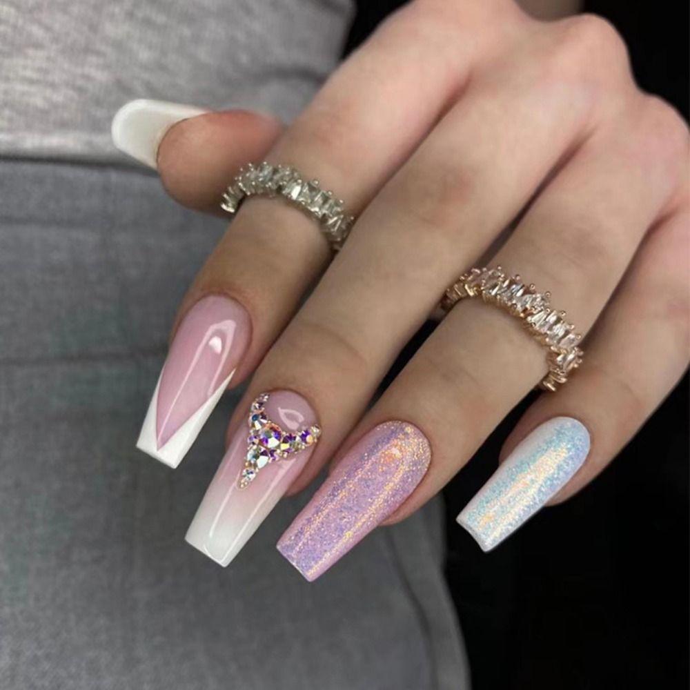 Tips Full Cover Comic Butterfly Press on Nails Fake Nails Love Heart Cloud Long French Ballerina
Tips Full Cover Comic Butterfly Press on Nails Fake Nails Love Heart Cloud Long French Ballerina
