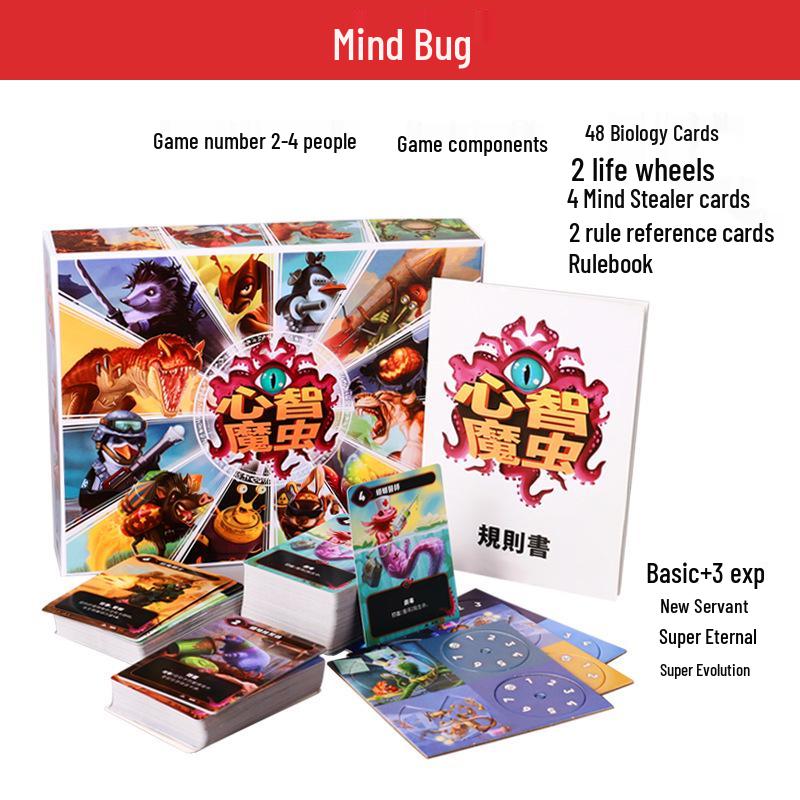 Карточная игра Mind Bug: Китайский червь-похититель разума - Настольная игра для вечеринок с дополнением для 2-4 игроков
Карточная игра Mind Bug: Китайский червь-похититель разума - Настольная игра для вечеринок с дополнением для 2-4 игроков
