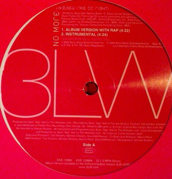 12inch Record 3LW - No More (Baby I ma Do Right) EAS12888 Epic 2000 US Rap & Hip-Hop/R&B Used
12inch Record 3LW - No More (Baby I ma Do Right) EAS12888 Epic 2000 US Rap & Hip-Hop/R&B Used
