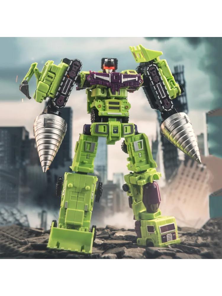 Transformation 6 in 1 Miniature MINI Devastator 27CM Action Figure Robot Metallic Material Parts Playthings BEST Present Child Kid Latest Ko (As shown-13813)-
Transformation 6 in 1 Miniature MINI Devastator 27CM Action Figure Robot Metallic Material Parts Playthings BEST Present Child Kid Latest Ko (As shown-13813)-