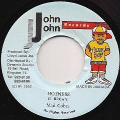 7inch Record MAD COBRA - Hotness NONE John John Recor 1992 Jamaica Reggae, Ska & Dub Used
7inch Record MAD COBRA - Hotness NONE John John Recor 1992 Jamaica Reggae, Ska & Dub Used