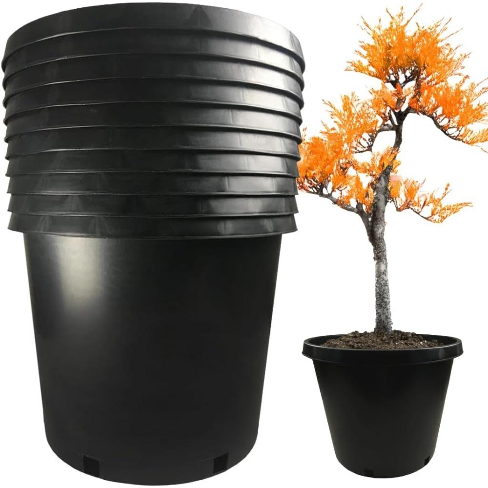 10-Pack 15 Gallon Premium Black Plastic Nursery Plant Container Garden Planter Pots (15 Gallon) by Arcadia Intl чёрный
10-Pack 15 Gallon Premium Black Plastic Nursery Plant Container Garden Planter Pots (15 Gallon) by Arcadia Intl чёрный