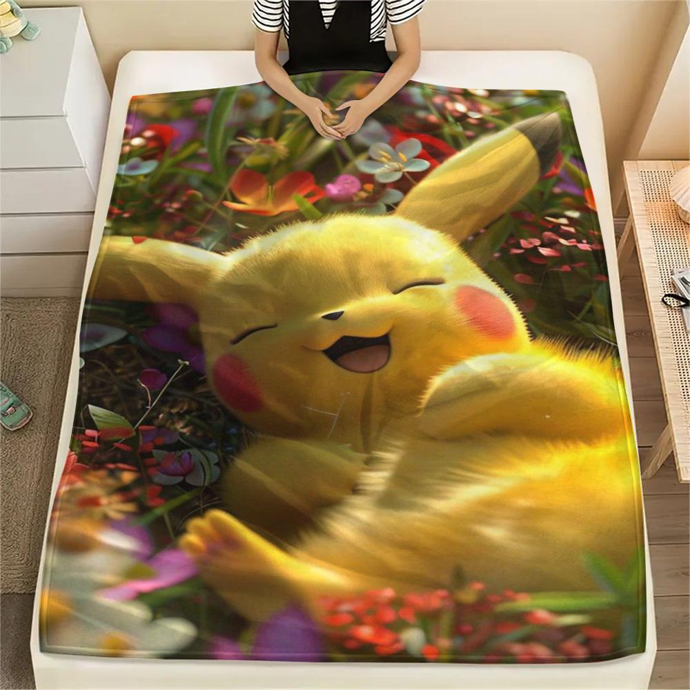 Pikachu Cozy Soft Printed Flannel Blanket for Bedroom Sofa Travel and Home.-TING 75x90cm
Pikachu Cozy Soft Printed Flannel Blanket for Bedroom Sofa Travel and Home.-TING 75x90cm