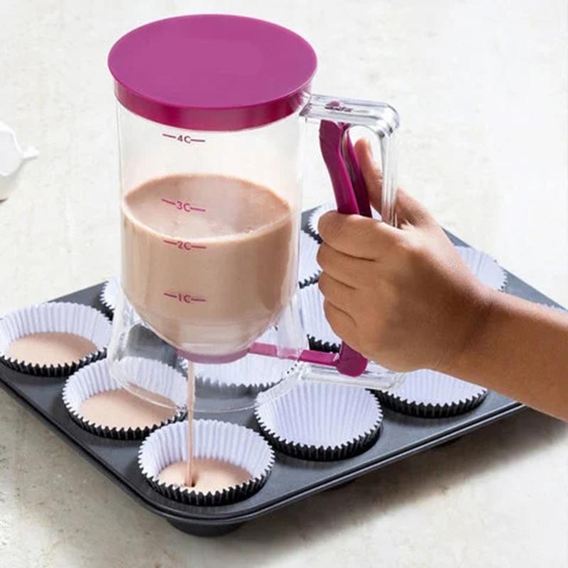 PDTO креативный кухонный инструмент, дозатор теста для торта, инструмент для выпечки «сделай сам», с мерным стаканчиком и воронкой 
PDTO креативный кухонный инструмент, дозатор теста для торта, инструмент для выпечки «сделай сам», с мерным стаканчиком и воронкой