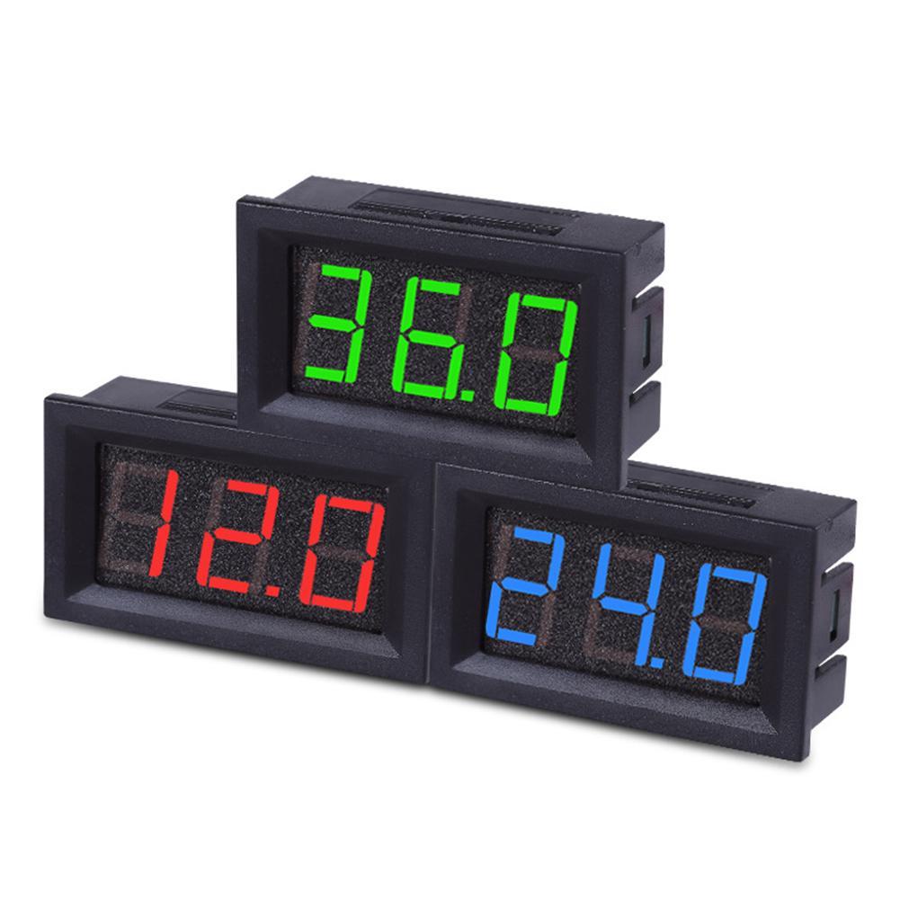 0.36 Inch Two-wire Digital Voltmeter DC 4.5V to 30V Digital Voltmeter Voltage Panel Meter Red/Blue/Green For Car Motorcycle
0.36 Inch Two-wire Digital Voltmeter DC 4.5V to 30V Digital Voltmeter Voltage Panel Meter Red/Blue/Green For Car Motorcycle