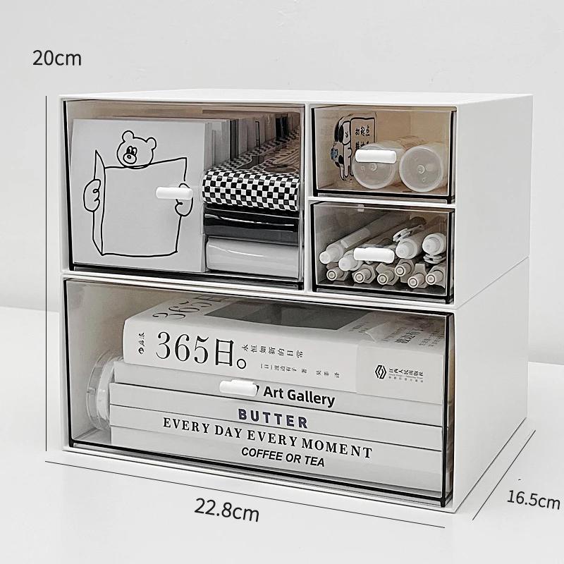 Simple Desktop Drawer Storage Box Organizer Student Dormitory Desk DIY Table Transparent Acrylic Stationery Tape Storage Rack
Simple Desktop Drawer Storage Box Organizer Student Dormitory Desk DIY Table Transparent Acrylic Stationery Tape Storage Rack