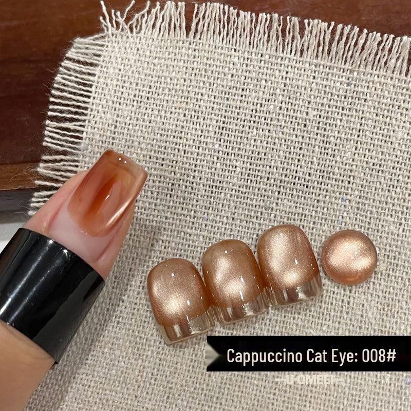 Капучино 2024 Фарфоровый Белый Гель-лак «Кошачий глаз» с Золотыми Хрустальными Бусинами
Капучино 2024 Фарфоровый Белый Гель-лак «Кошачий глаз» с Золотыми Хрустальными Бусинами