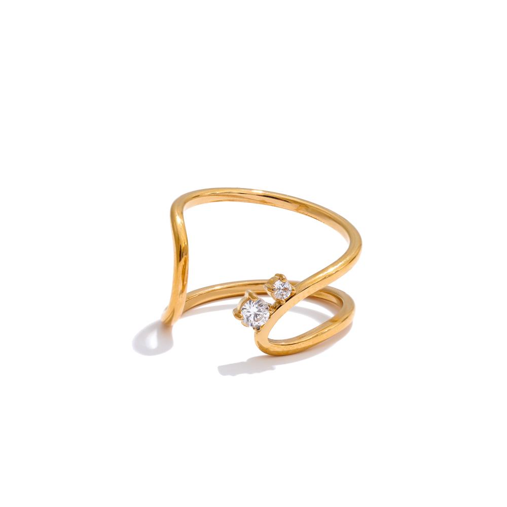 Yhpup Size 7 Stainless Steel 18K PVD Plated Zircon Chic Romantic Gentle Sweet Lovely Ring for Women Golden Fashion Jewelry Gift 6
Yhpup Size 7 Stainless Steel 18K PVD Plated Zircon Chic Romantic Gentle Sweet Lovely Ring for Women Golden Fashion Jewelry Gift 6