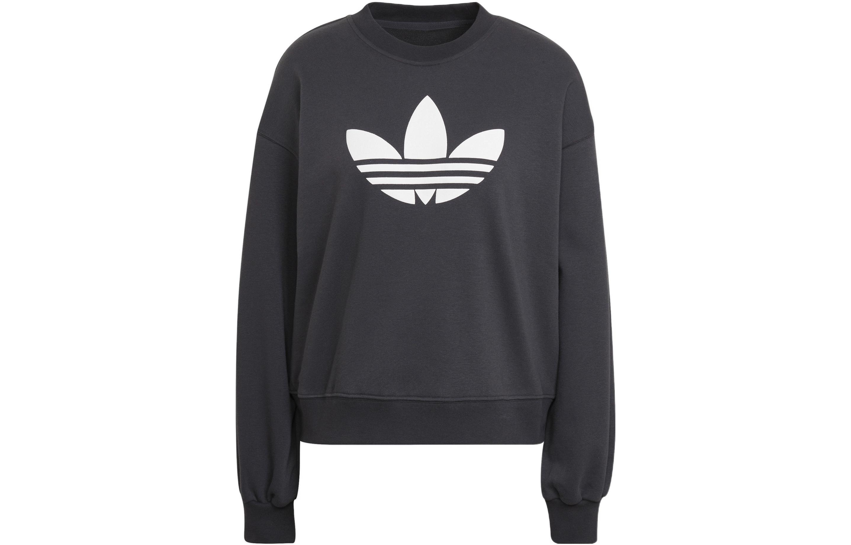 Adidas Originals Sweatshirts Women s Carbon Black Crew Neck Moderate Other HU1605 32
Adidas Originals Sweatshirts Women s Carbon Black Crew Neck Moderate Other HU1605 32