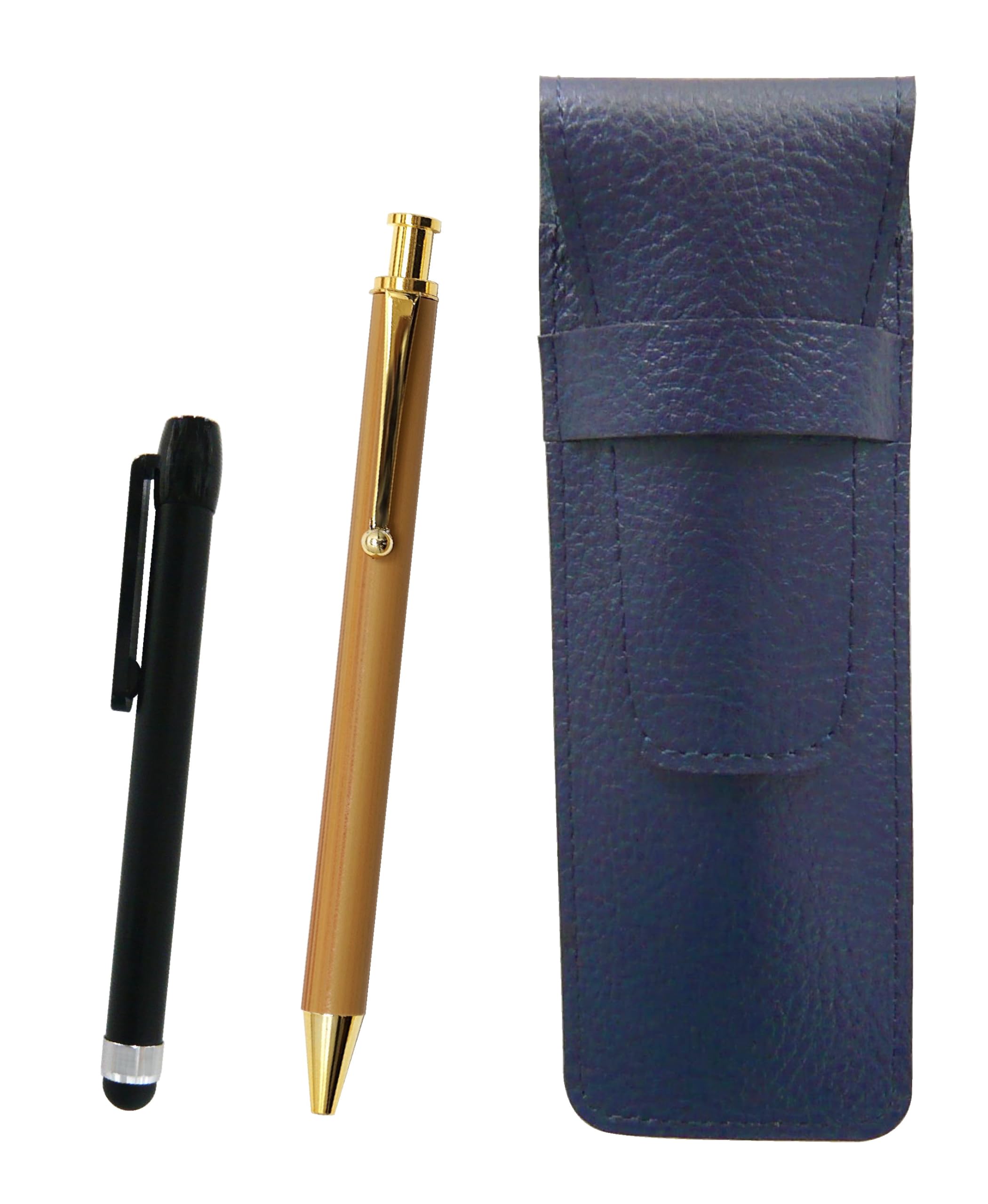 Grained leather pencil case blue metal touch stick black and bamboo pattern ballpoint pen set SASL-ALB-FB300CB
Grained leather pencil case blue metal touch stick black and bamboo pattern ballpoint pen set SASL-ALB-FB300CB