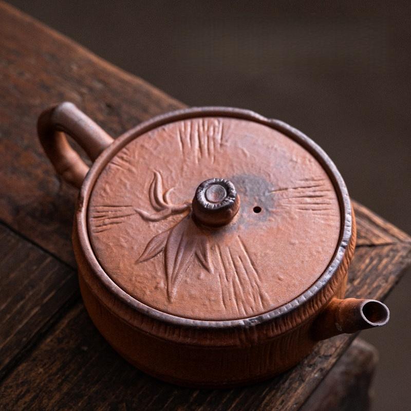 150ML Old Rock Mud Rough Pottery Lotus Shape Tea Pot Retro Teapot Tea Kettle Tea Ceremony Tea Making Single Pot Tea Ceremony
150ML Old Rock Mud Rough Pottery Lotus Shape Tea Pot Retro Teapot Tea Kettle Tea Ceremony Tea Making Single Pot Tea Ceremony