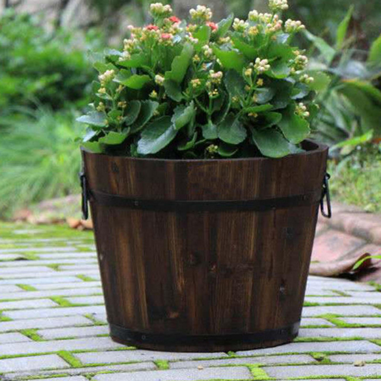 Barrel Planter Plant Pot Decorative Crafts Wood Container for Home Living Room Kitchen round
Barrel Planter Plant Pot Decorative Crafts Wood Container for Home Living Room Kitchen round