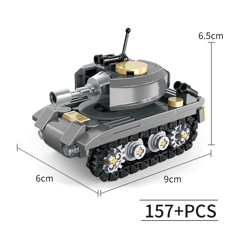 160Pcs Military Tank Building Block Set Army Tanks Learning Educational Block Bricks Toy for Kids Children Adults Gift Present for Military Fans
160Pcs Military Tank Building Block Set Army Tanks Learning Educational Block Bricks Toy for Kids Children Adults Gift Present for Military Fans