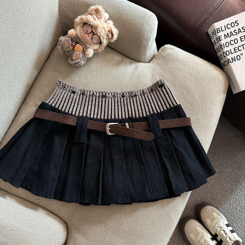 2025 Autumn Korean Style High-Waist Pleated Knit Patchwork Mini Skirt Extra Large
2025 Autumn Korean Style High-Waist Pleated Knit Patchwork Mini Skirt Extra Large