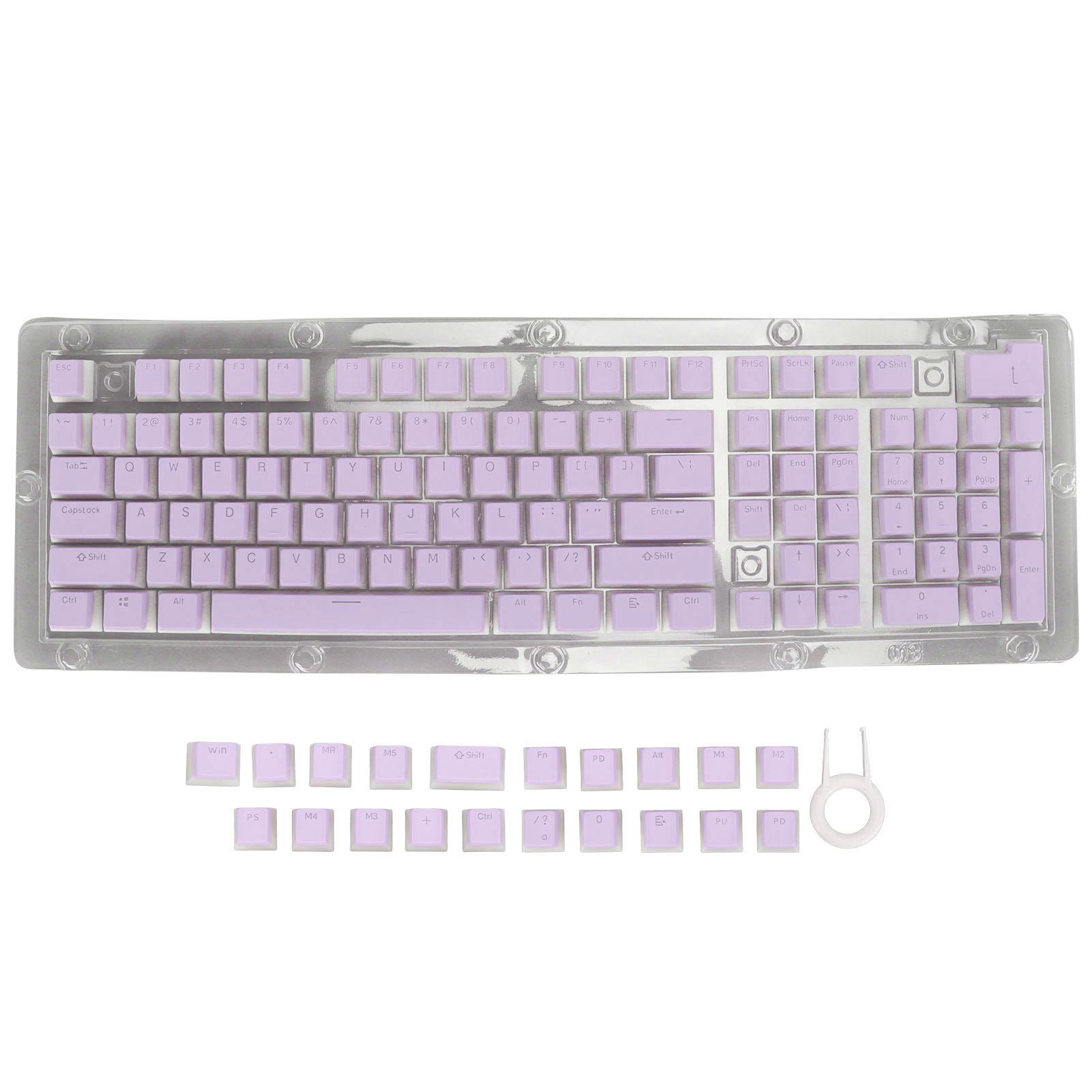 Колпачки для клавиатуры 130 клавиш OEM Высота PBT Pudding Двойной слой Двухцветный литьевой полупрозрачный DIY фиолетовый
Колпачки для клавиатуры 130 клавиш OEM Высота PBT Pudding Двойной слой Двухцветный литьевой полупрозрачный DIY фиолетовый