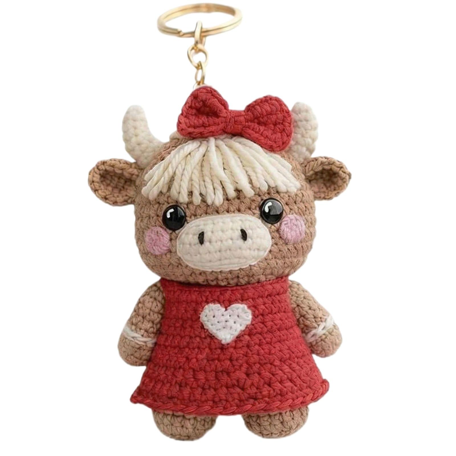 Cow Couple Keychains, Crocheted Animal Bag , Handmade Crocheted Cow Couple Keychain Gifts One Size
Cow Couple Keychains, Crocheted Animal Bag , Handmade Crocheted Cow Couple Keychain Gifts One Size