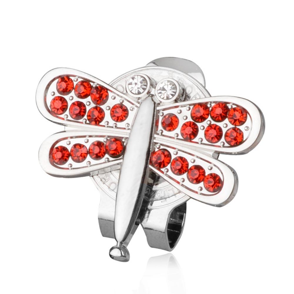 Dragonfly Pattern Golf Cap Clip Bling Crystal Magnetic Golf Ball Mark Ball Position Zinc Alloy Golf Hat Marker Golf Accessory червоний
Dragonfly Pattern Golf Cap Clip Bling Crystal Magnetic Golf Ball Mark Ball Position Zinc Alloy Golf Hat Marker Golf Accessory червоний