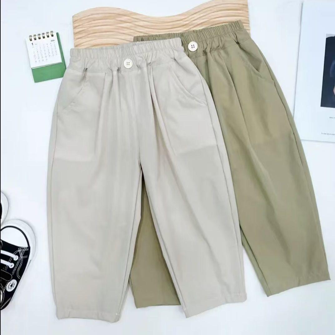 Boys Mosquito Repellent Pants Summer Thin Design Children s Casual Pants Ice Silk Quick Drying Pants Breathable Outer Wear, Baby Loose Fit 90
Boys Mosquito Repellent Pants Summer Thin Design Children s Casual Pants Ice Silk Quick Drying Pants Breathable Outer Wear, Baby Loose Fit 90