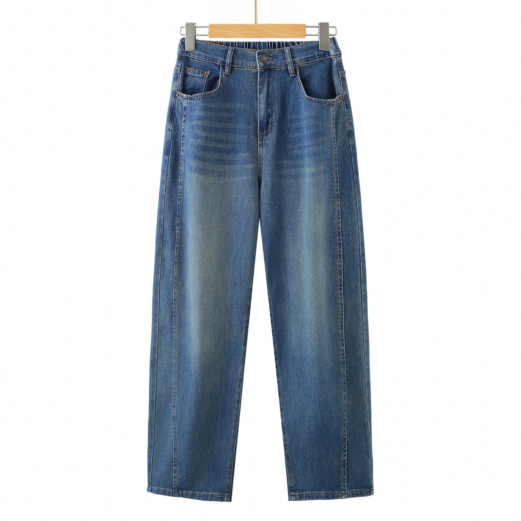 2026 Plus Size High Waist Banana Leg Slimming Jeans - Versatile Elastic Waist Elegant Long Pants for Spring/Summer 3XL темно-синий
2026 Plus Size High Waist Banana Leg Slimming Jeans - Versatile Elastic Waist Elegant Long Pants for Spring/Summer 3XL темно-синий